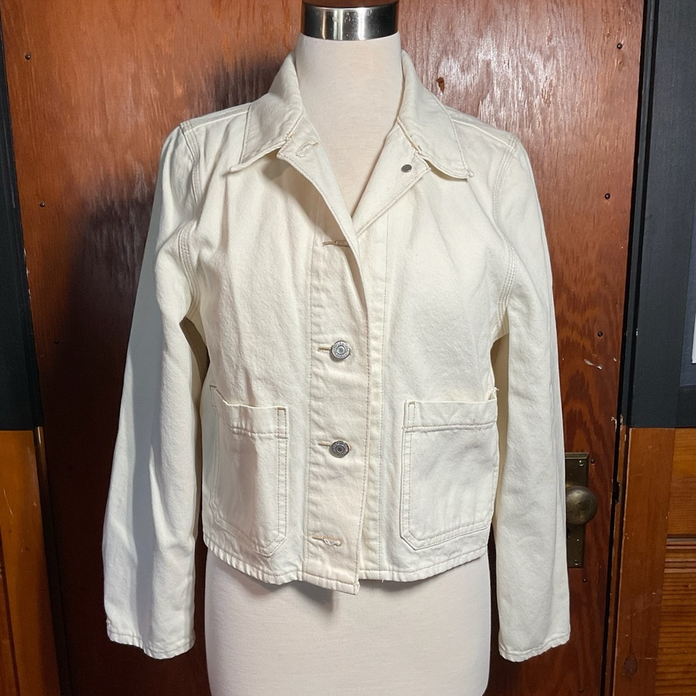 Levi’s White Denim Jacket
